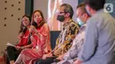 Presiden Coworking Indonesia / CEO KUMPUL Faye Alund pada press kick off program BEKUP 2020, di Jakarta, Selasa (7/7/2020). Pada tahun kelima, BEKUP mengajak para startup pemula untuk bersama-sama memulihkan ekonomi kreatif dan pariwisata tanah air. (Liputan6.com/Fery Pradolo)