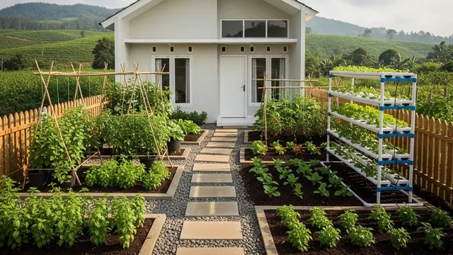 Model Rumah Minimalis Sederhana Dekat Perkebunan