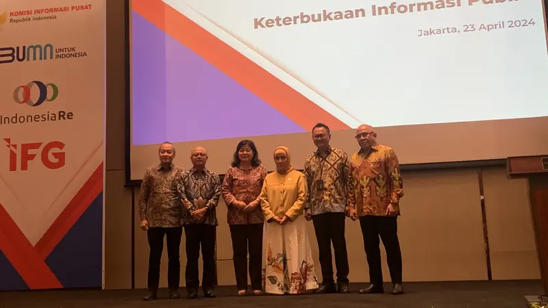 Enam perusahaan Badan Usaha Milik Negara (BUMN) berkolaborasi menyelenggarakan Forum Edukasi Keterbukaan Informasi Publik pada Selasa, 23 April 2024. (Foto: Liputan6.com/Natasha K)