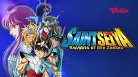 Serial anime Saint Seiya: Knights of the Zodiac kini hadir di layanan streaming Vidio. (Dok. Vidio)