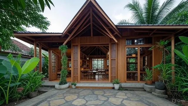 Desain Rumah Atap Limasan Modern yang Cocok untuk Tinggal di Perkotaan/Ilustrasi AI