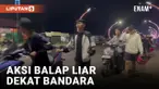 Edan! Puluhan Remaja Gelar Balap Liar di Bandara Sampit