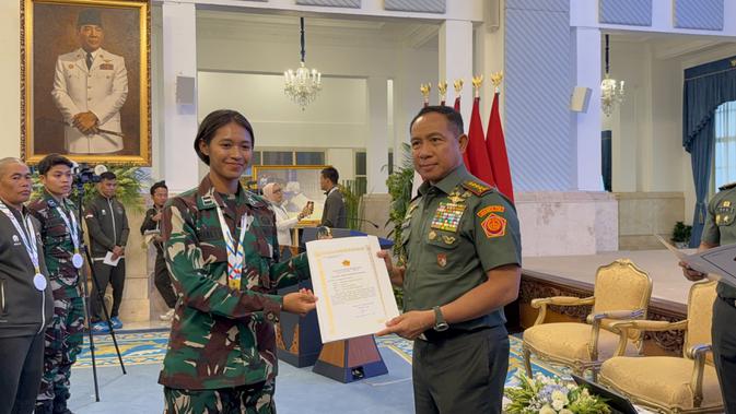 Anggota TNI Peraih Medali SEA Games Diganjar Kenaikan Pangkat dan Sekolah Perwira