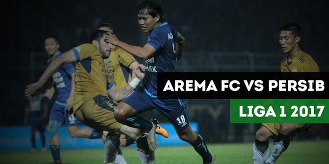 VIDEO: Highlights Liga 1 2017, Arema FC vs Persib Bandung 0-0