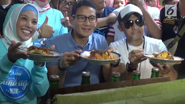 VIDEO: Sandiaga Uno Sapa Emak-Emak di Bandung Barat