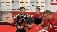 Rider Red Bull GASGAS Tech 3, Pedro Acosta pada tes pramusim MotoGP Sepang 2024. (X/Red Bull GASGAS Tech 3)