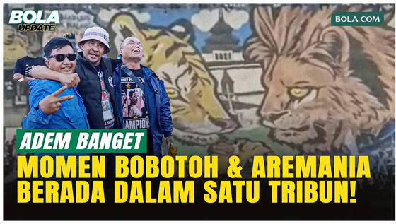 Adem! Bobotoh dan Aremania Satu Tribun, Momen Langka di GBLA