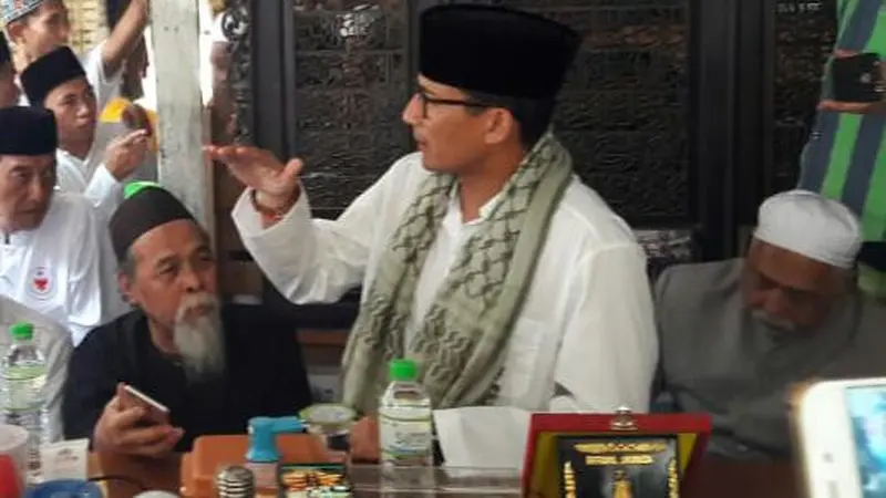 Sandiaga Uno di Pesantren Sidogiri (Liputan6.com/Dian Kurniawan)