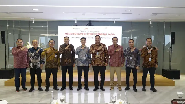 Telkomsat dan PT Len Industri Tandatangani MoU untuk Perkuat Sistem Pertahanan Berbasis Satelit