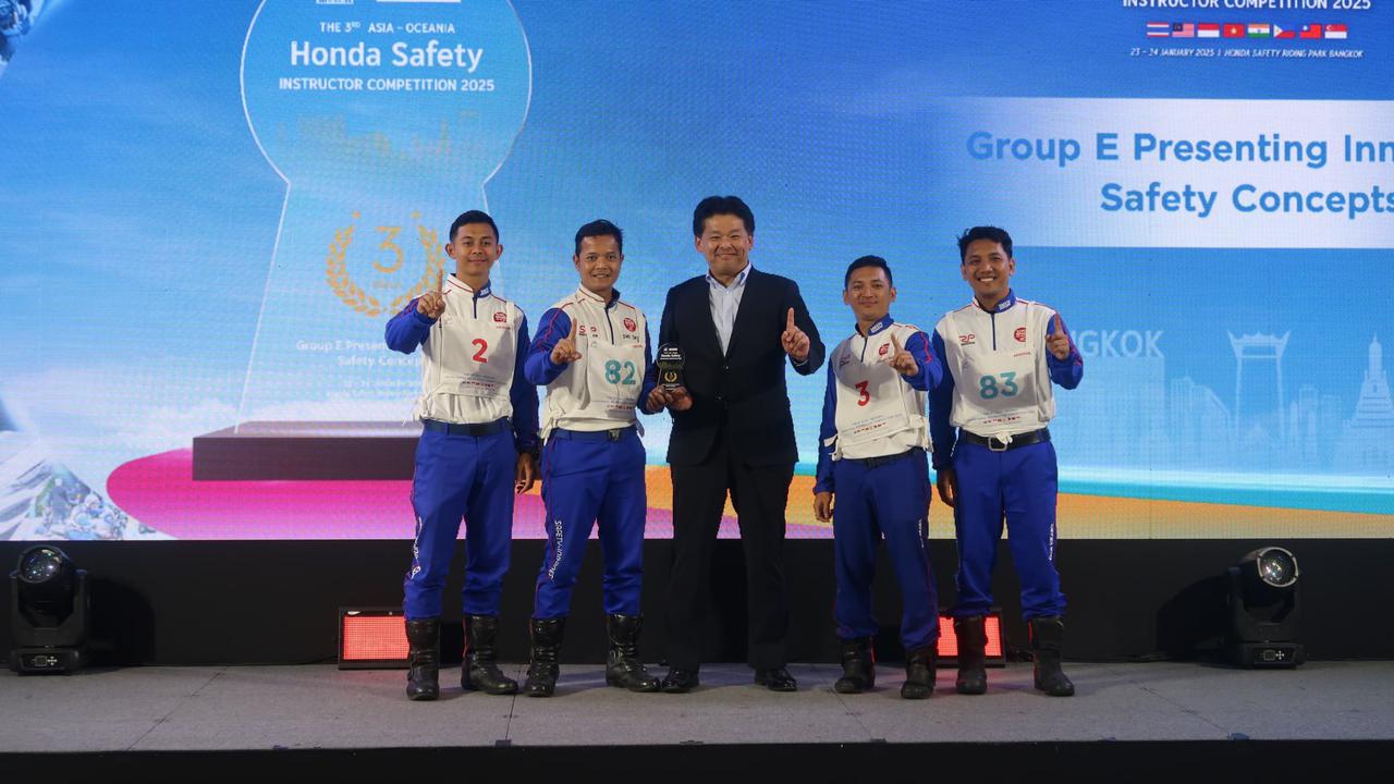 Instruktur Safety Riding Honda Sabet Juara Ketiga di Level Asia & Oceania (ist)