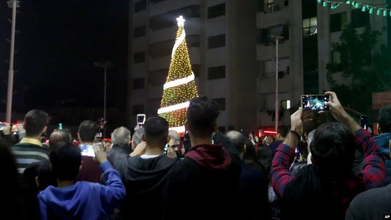 Perayaan Natal 2019 di Gaza.