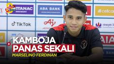 Berita video pemain Timnas Indonesia U-22 yang berjuang di SEA Games 2023, Marselino Ferdinan, bilang Kamboja panas sekali, Sabtu (29/4/2023).