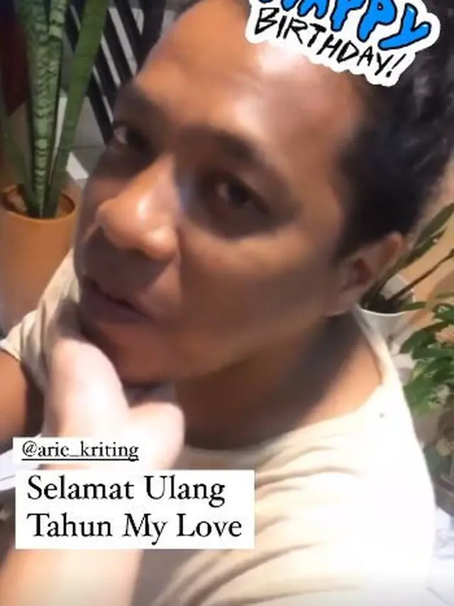 6 Momen Ultah Arie Kriting yang ke-36 Tahun, Dapat Kejutan dari Indah Permatasari