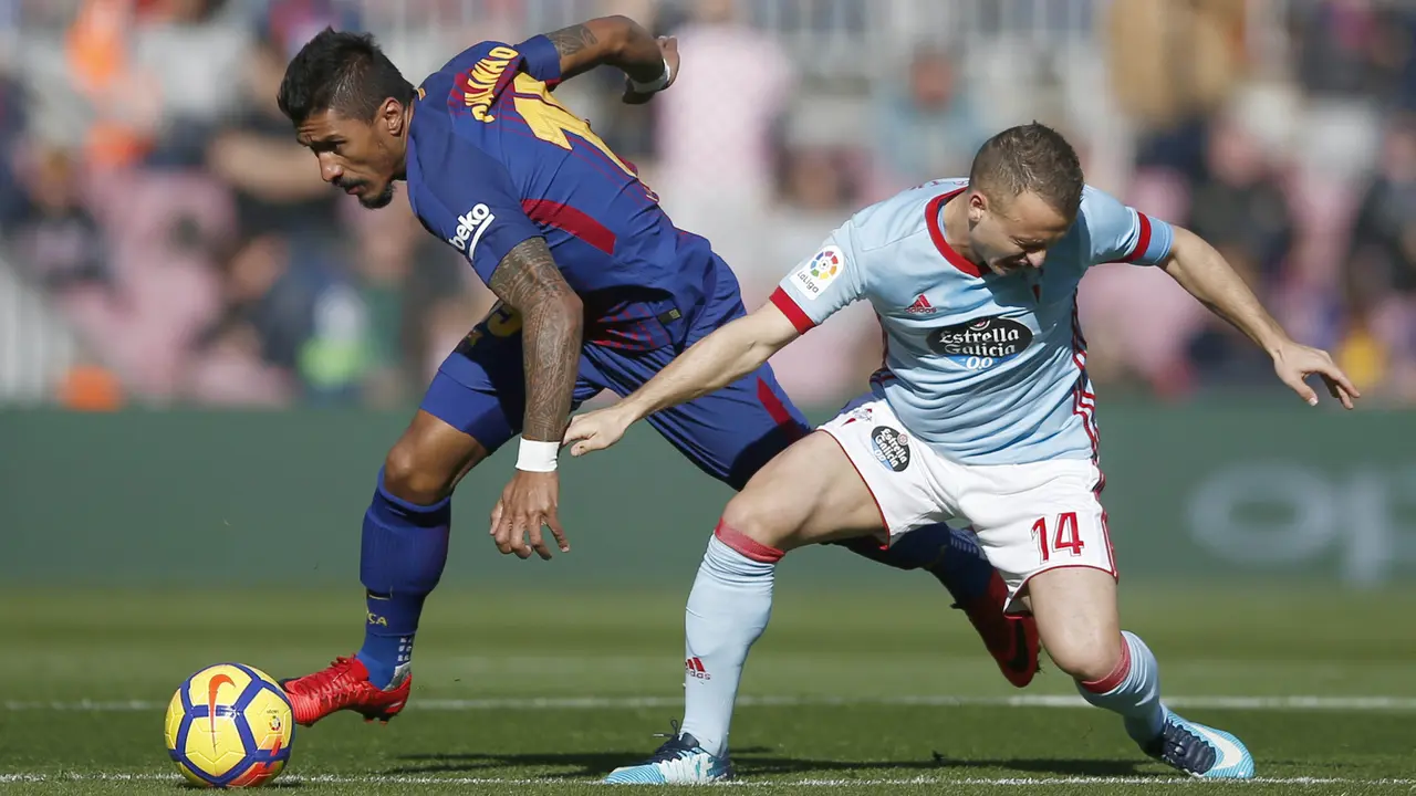 FOTO: Bermain di Camp Nou, Barcelona Ditahan Imbang Celta Vigo