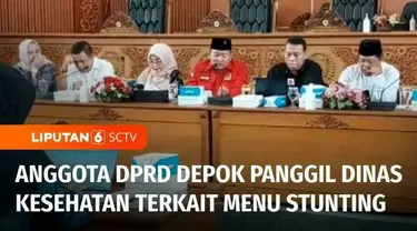 DPRD Kota Depok memanggil Dinas Kesehatan setempat terkait pemberian makanan tambahan untuk balita dalam program pencegahan stunting. Harga dan menu makanan menjadi sorotan anggota dewan.