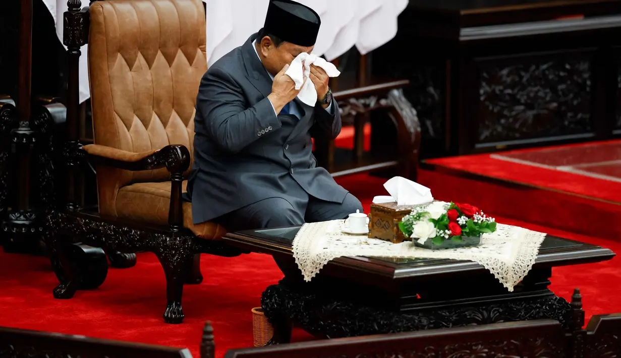 Diketahui, Presiden Prabowo juga telah meluncurkan program Sekolah Rakyat, Koperasi Desa/Kelurahan Merah Putih, dan pembangunan tiga juta rumah. (Ajeng Dinar Ulfiana/POOL/AFP)