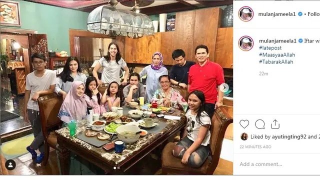 Mulan Jameela (Foto: Instagram)