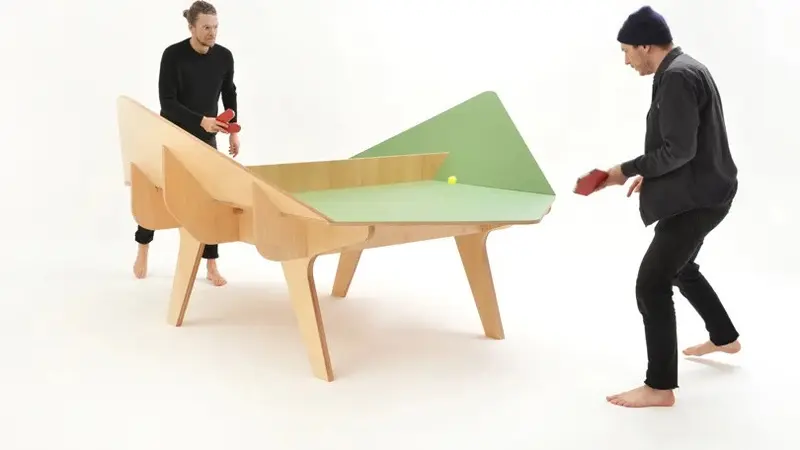4 Desain Meja Ping Pong Baru yang Membuat Pemain Lebih Tertantang Ini Unik