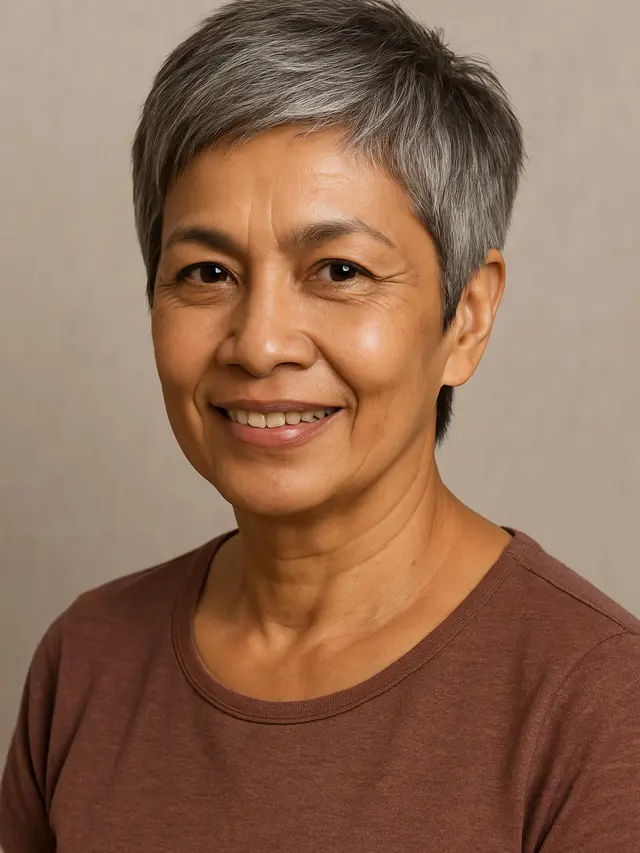 Potongan Rambut untuk Ibu-ibu Usia 50 Tahun (Foto: ChatGPT)