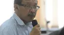 Terdakwa kasus suap Bupati Bangkalan Fuad Amin, Direktur PT Media Karya Sentosa Antonio Bambang Djatmiko menjalani sidang dengan agenda pemeriksaan terdakwa di pengadilan Tipikor Jakarta, Senin (30/3). (Liputan6.com/Herman Zakharia)