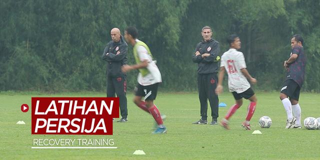 VIDEO BRI Liga 1: Persija Jakarta Lakoni Recovery Training Setelah Imbang Kontra Persik Kediri