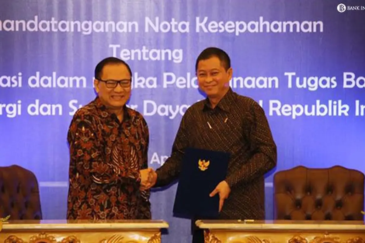 Kementerian ESDM dan BI  menyepakati memperluas kerjasama antara lain guna meningkatkan akses keuangan. (Foto: BI)