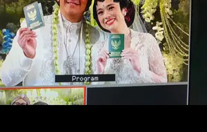 Potret Akad Nikah Andre Taulany dan Amanda Rigby Beredar di Media Sosial