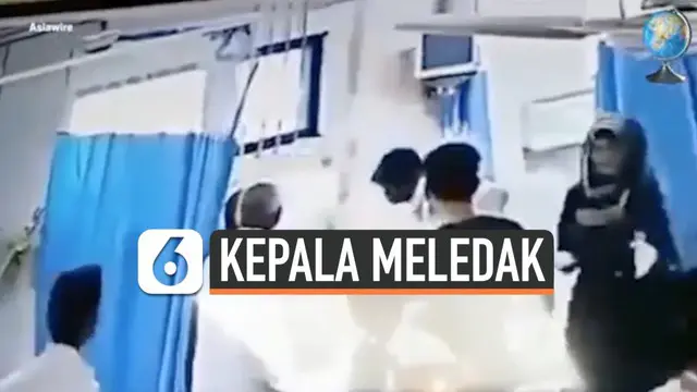 VIDEO: Konsumsi Racun, Kepala Pasien di India Keluarkan Asap