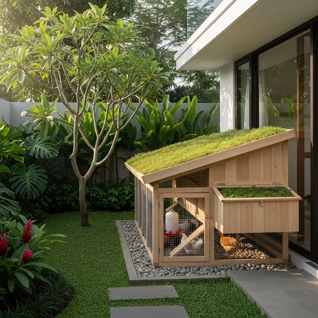 9 Desain Kandang Ayam Estetik Menyatu dengan Taman Rumah, Harmoni Fungsional dan Keindahan