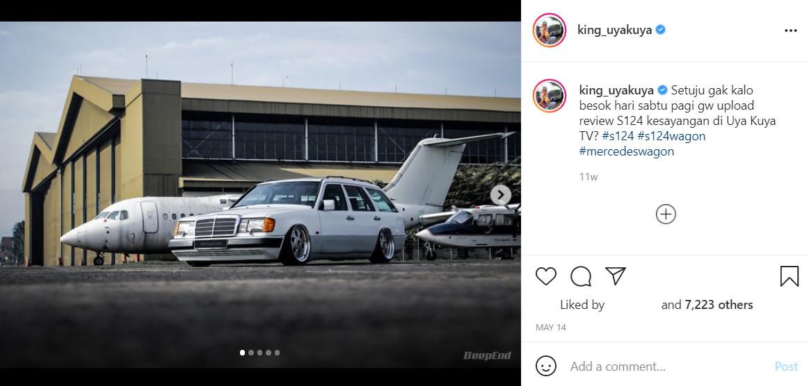 Mercedes-Benz terfavorit Uya Kuya. (Instagram/@king_uyakuya)