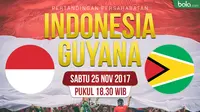 Persahabatan Indonesia Vs Guyana_2 (Bola.com/Adreanus Titus)