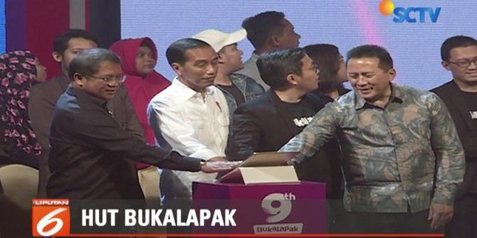 Jokowi Berharap Bukalapak Fasilitasi Pemasaran 56 Juta UMKM di Indonesia