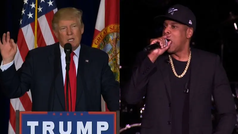 Saling serang Presiden Donald Trump dan Jay-Z di Twitter - AP