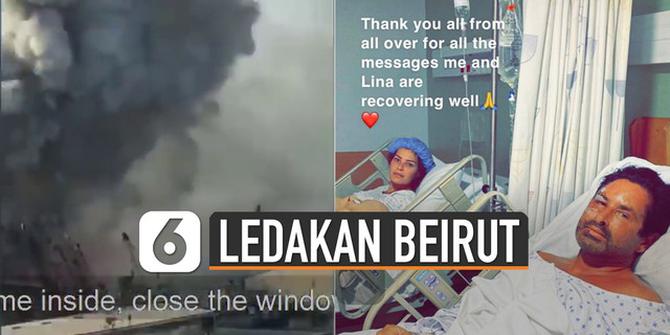 VIDEO: Pria Ini Menyesal Tak Selamatkan Diri Sebelum Ledakan Beirut