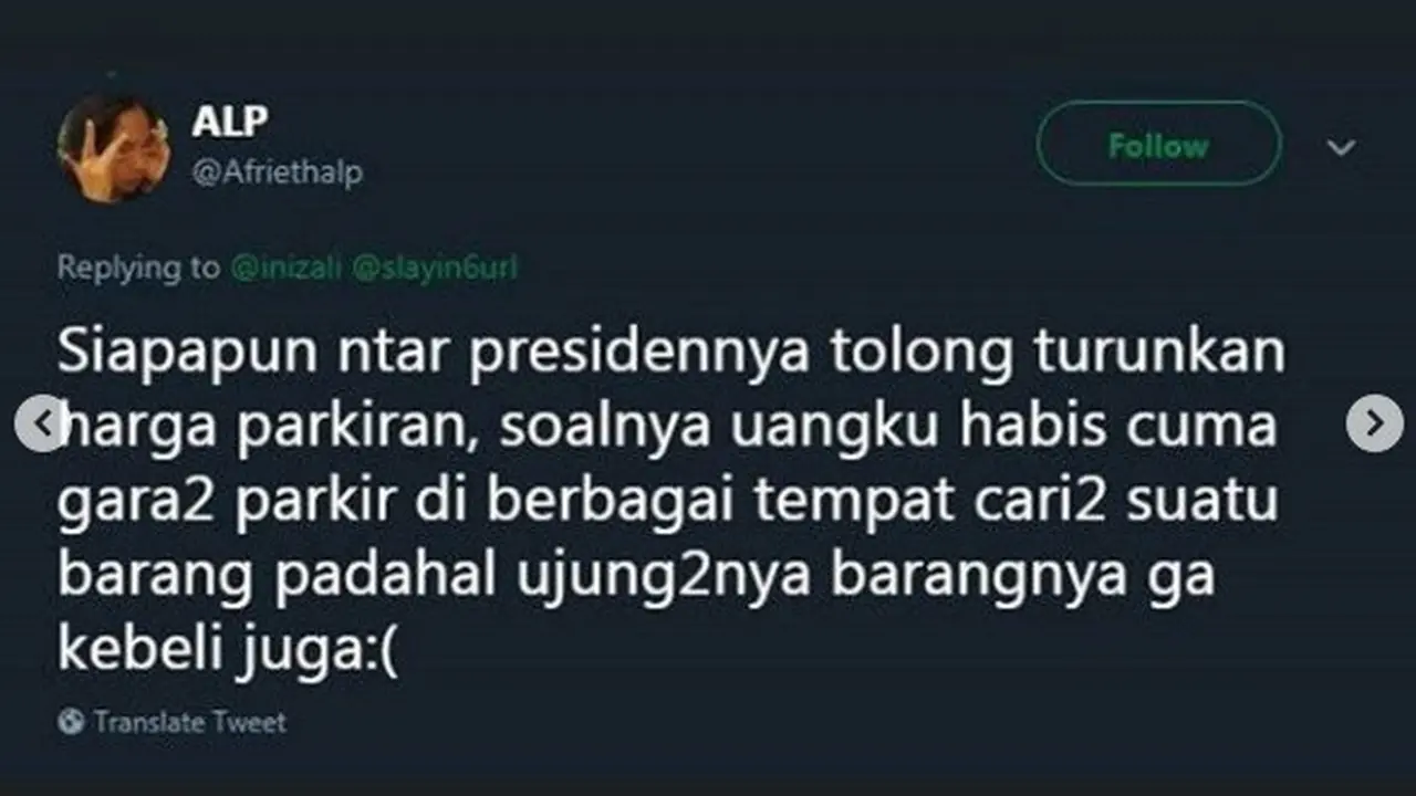 pesan nyeleneh warganet untuk capres terpilih