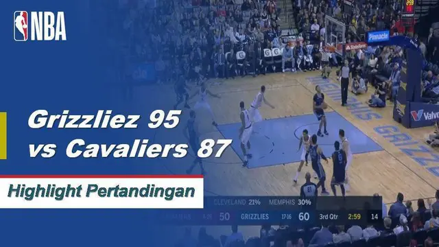 Cuplikan Hasil Pertandingan NBA : Grizzlies 95 vs Cavaliers 87