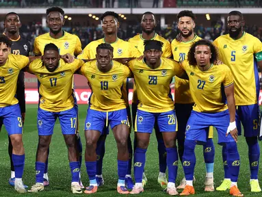 Tim nasional sepak bola Gabon harus menelan nasib pahit setelah tampil buruk di ajang Piala Afrika 2025. (AFP/Franck Fife)