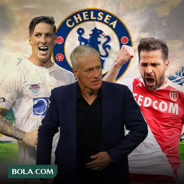 Chelsea - Didier Deschamps, Cesc Fabregas, Fernando Torres