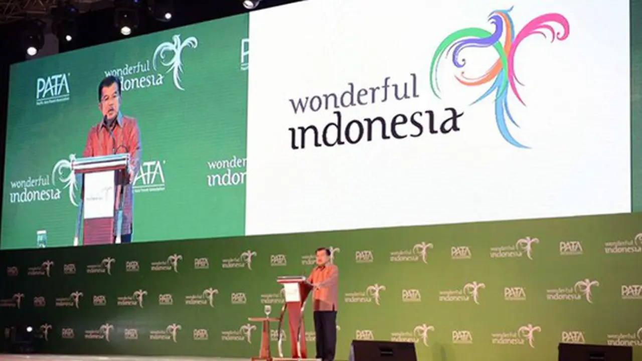 Wapres Jusuf Kalla memberi sambutan di Opening Ceremony PATA Travel Mart 2016