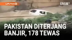 Hujan monsun lebat kembali melanda Pakistan. Sedikitnya 54 orang tewas dalam 24 jam terakhir di Provinsi Punjab, menjadikan total korban jiwa akibat banjir bandang dan longsor mencapai 178 orang dalam tiga pekan terakhir.