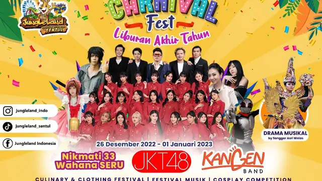 JKT48 dan Kangen Band meriahkan Carnival Fest 2022