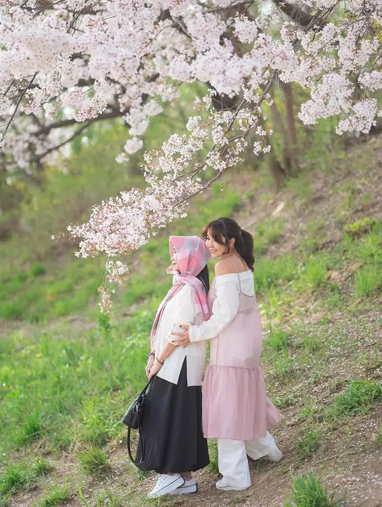 Setelah operasi, Gisel tetap aktif berkeliling Korea Selatan mengajak sang ibunda jalan-jalan. Gisel berharap agar ibunya enjoy menjalani masa pemulihan pasca oplas. Ia bahkan ingin wajah sang ibunda kembali terlihat seperti umur 36 tahun, 20 tahun lebih muda. (Liputan6.com/IG/@gisel_la)