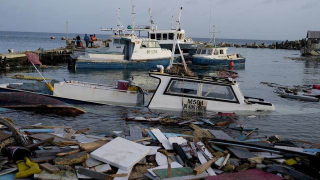 Kerusakan akibat Badai Beryl di Barbados, Selasa (2/7/2024). (AP)