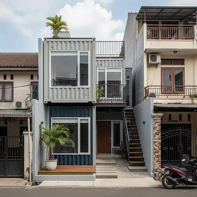 9 Model Rumah 2 Lantai Budget 150 Juta di Lahan Sempit Kota,