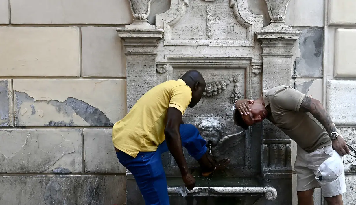 Gelombang panas ekstrem ini juga menjadi pengingat akan dampak perubahan iklim dan perlunya tindakan untuk mengurangi emisi gas rumah kaca. (Filippo MONTEFORTE/AFP)