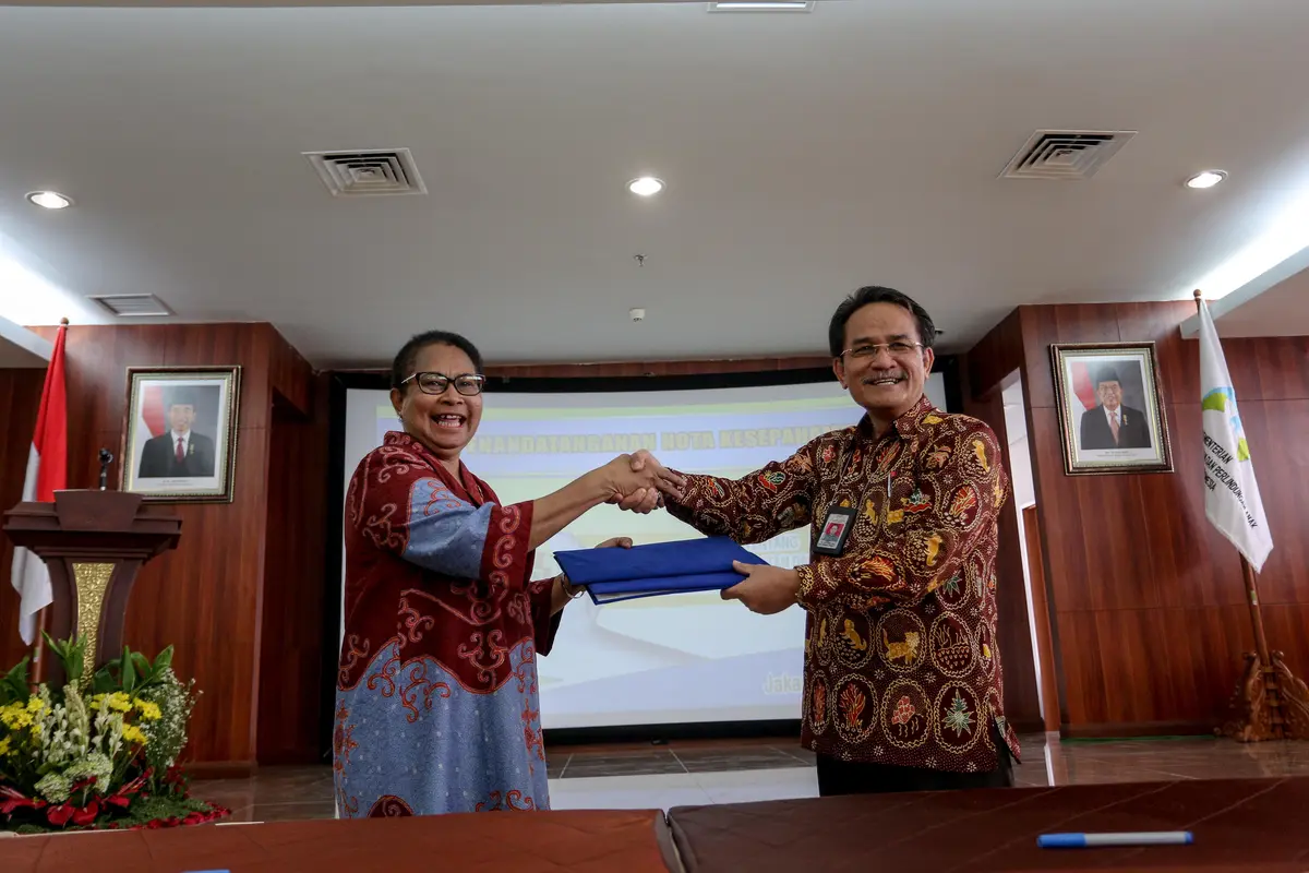 Menteri Yohana Jalin Kerjasama dengan BPS