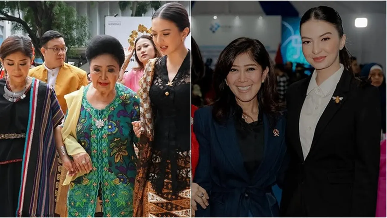 6 Potret Kedekatan Raline Shah dan Menteri Meutya Hafid, Siap Kerja Jadi Stafsus