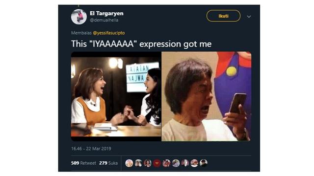 Komentar Maudy (Sumber:/twitter/demualhella)