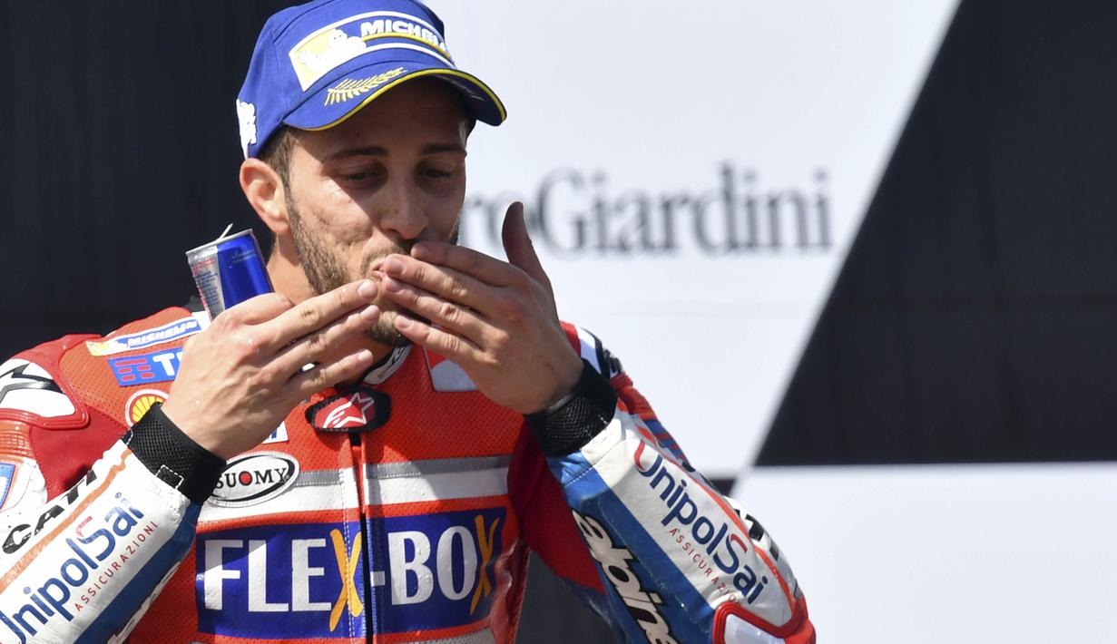 2. Andrea Dovizioso (Ducati) - 158 Poin. (AP/Kerstin Joensson)