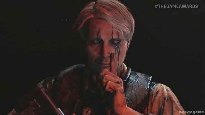 Salah satu adegan Death Stranding memperlihatkan karakter yang diperankan Mads Mikkelsen. Sumber: YouTube